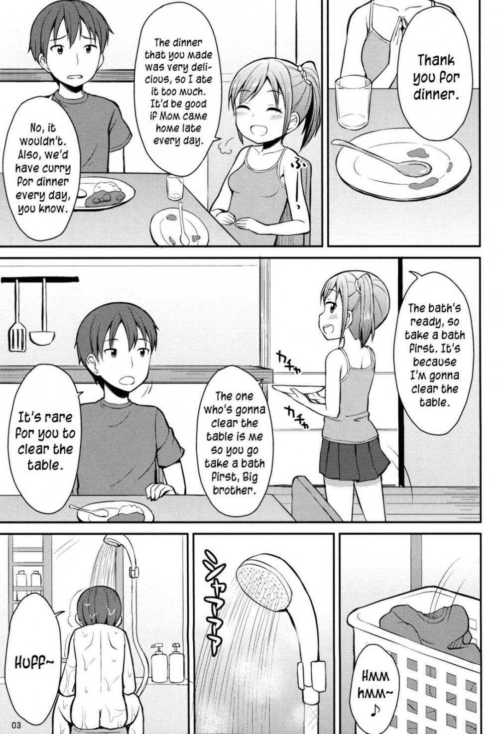 Hentai Manga Comic-I'm going to wash you down there, too, Big brother-Read-2